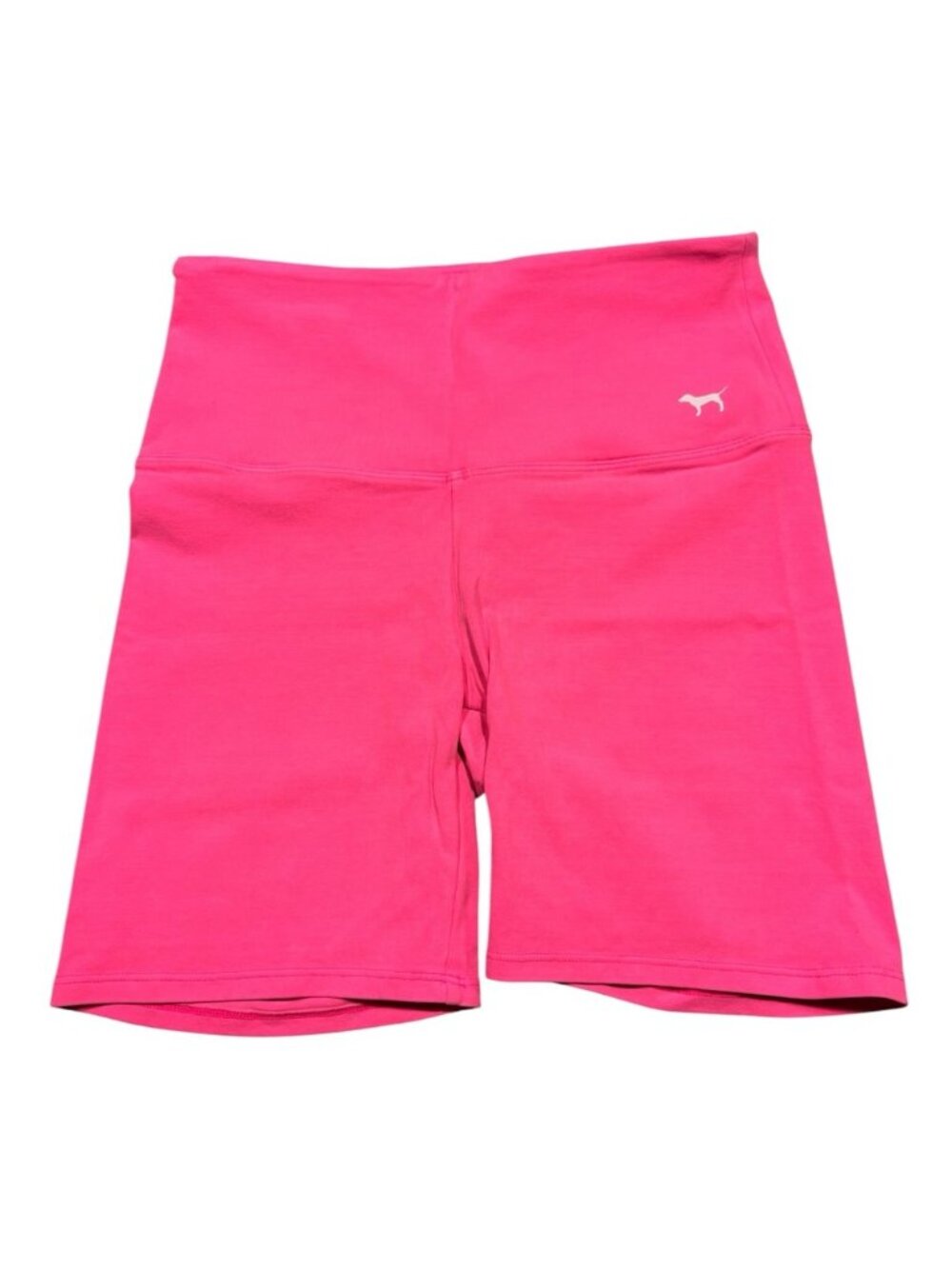 Victoria’s Secret PINK Yoga Biker Shorts Neon Pink High Rise Size Small